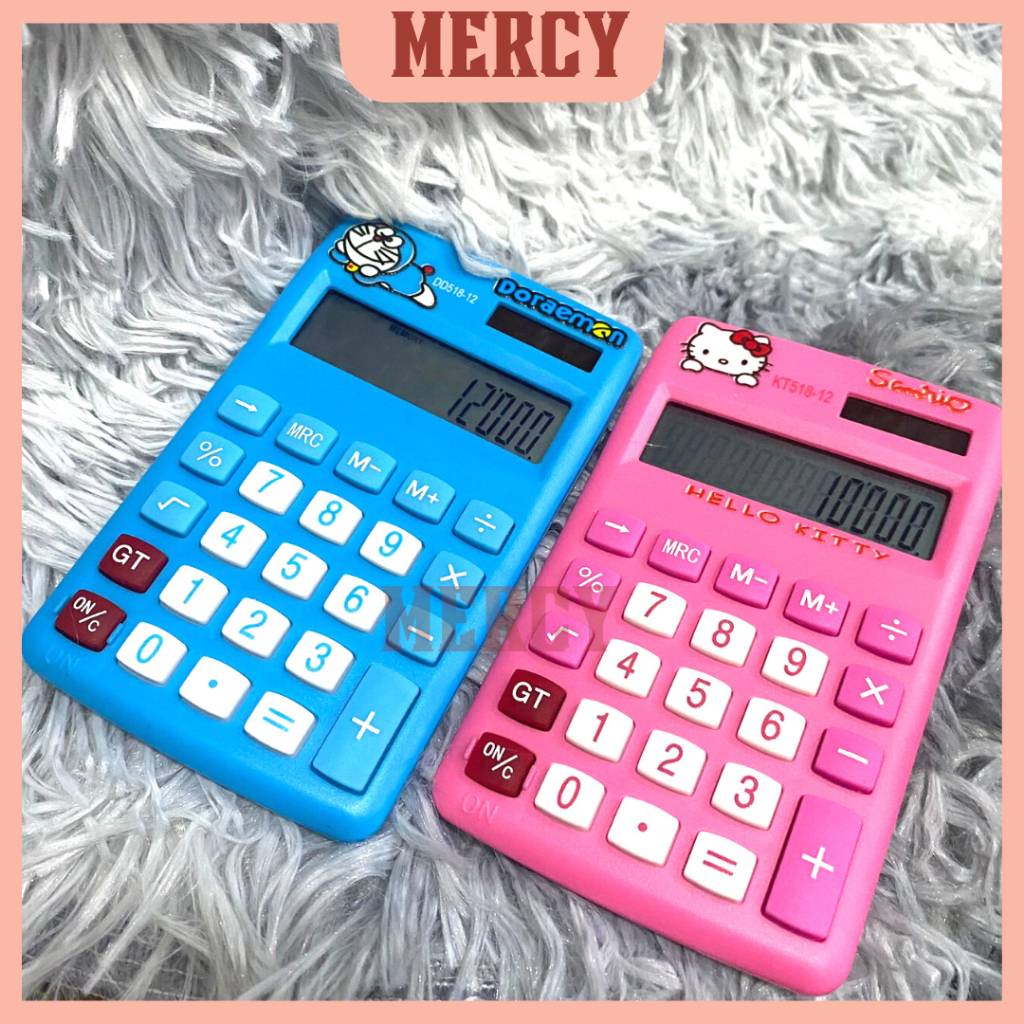 

KALKULATOR MINI KARAKTER HELLOKITTY DAN DORAEMON LUCU MINI BATERAI KANCING