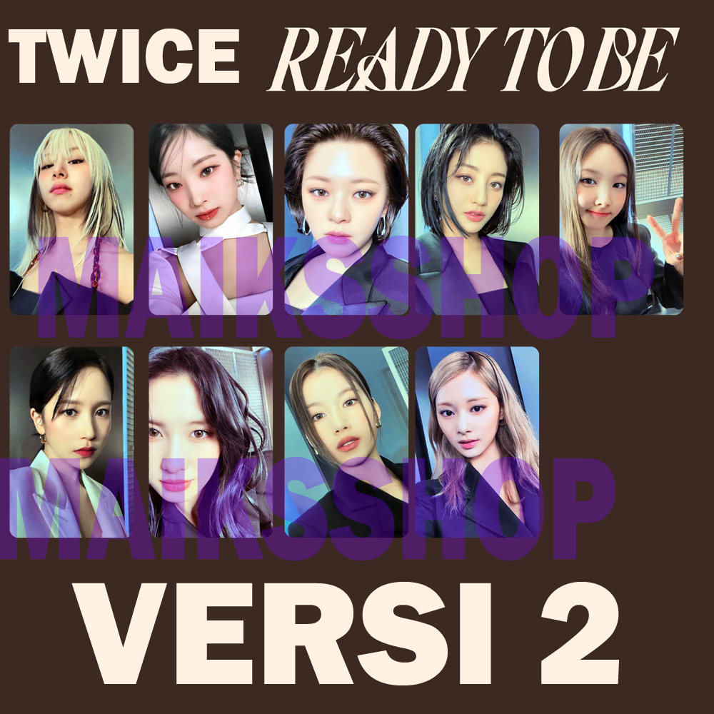 Twice Ready To Be Set Me Free Photo Card Kpop