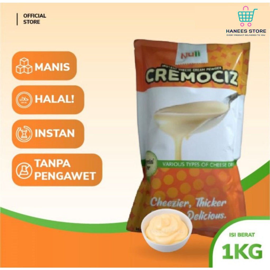 

Nuii Cremociz White 1kg - Sweet Cheese Cream / Instant Cream Cheese Powder
