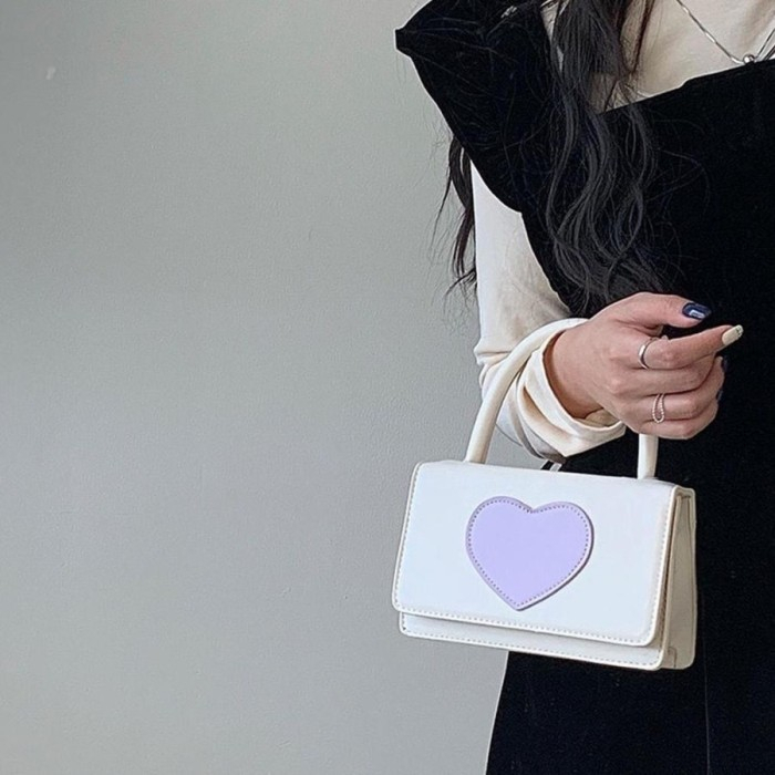 LOVE BAG - MOTIF HATI KOREA LOVELY BAG || TAS SELEMPANG WANITA TERLARIS terbaru | SHOUDERBAG LOVE