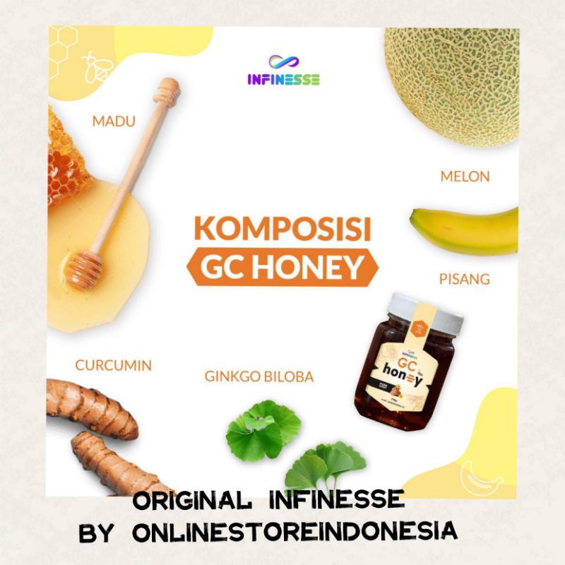 

GC HONEY BY INFINESSE madu sehat ORIGINAL 230ML