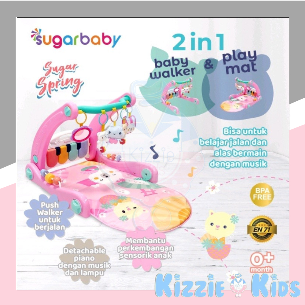 Sugar Baby Piano Playmat / SugarBaby 2in1 Baby Walker &amp; Playmat / Push Walker