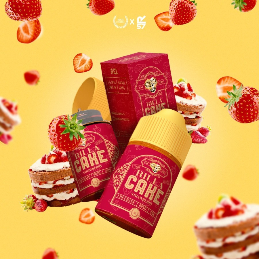 LIQUID RILLA CAKE STRAWBERRY 60ML