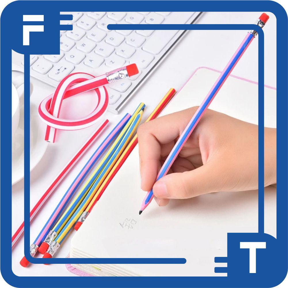 

✦FT✦ Pensil Flexsible Lentur Pensil Gulung Unik Lucu Import COD S069