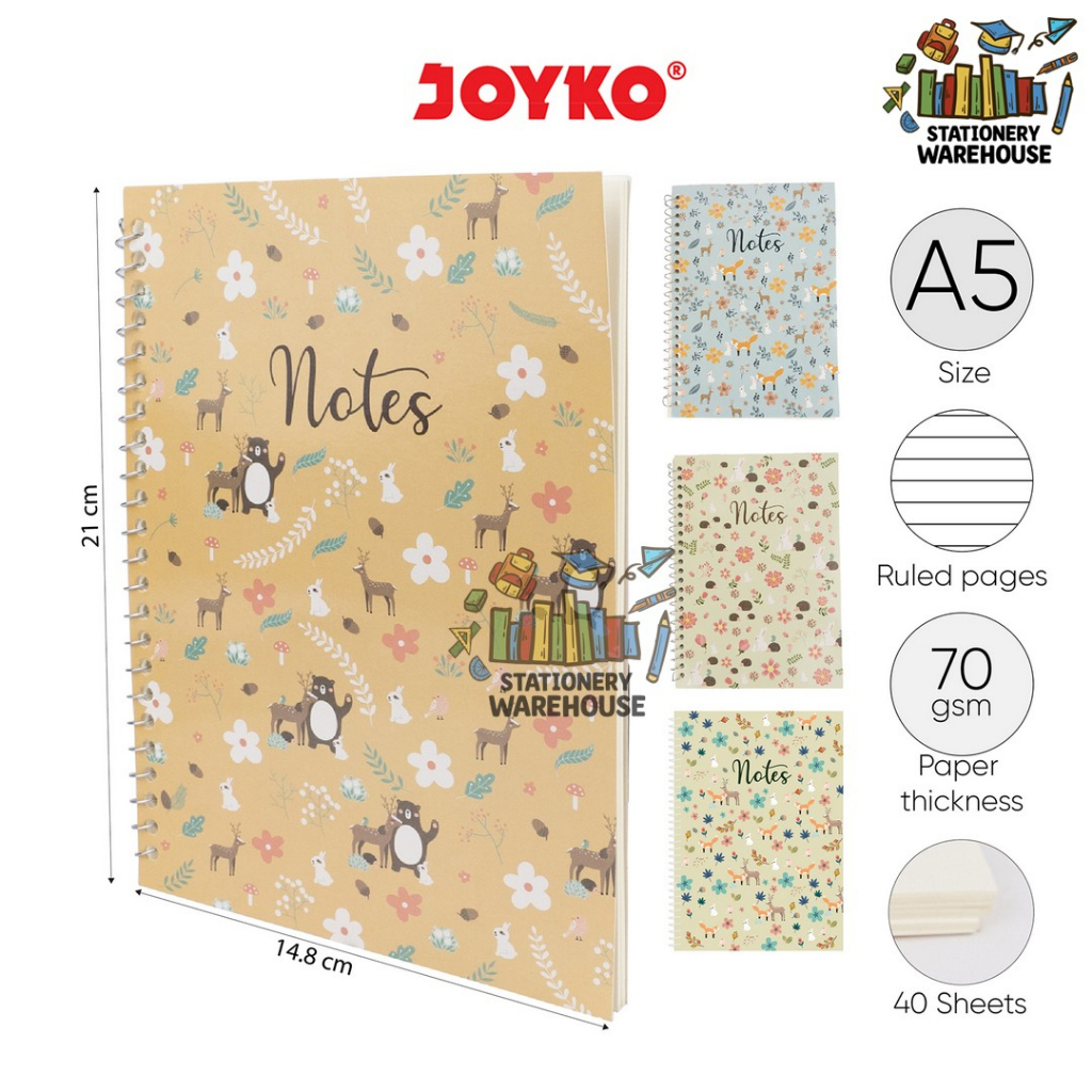 

Ruled Notebook Diary Agenda Buku Catatan Bergaris Joyko NB-689