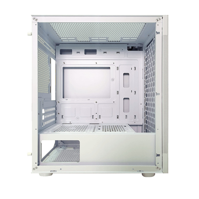 Casing CUBE GAMING PYFY WHITE - All White Inside - mATX - MESH