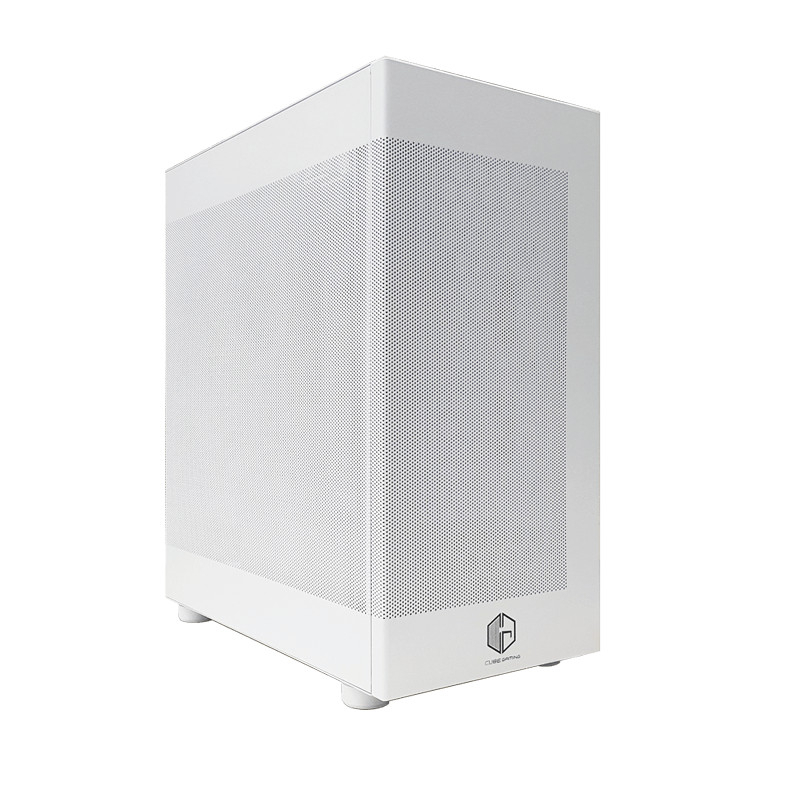 Casing CUBE GAMING PYFY WHITE - All White Inside - mATX - MESH