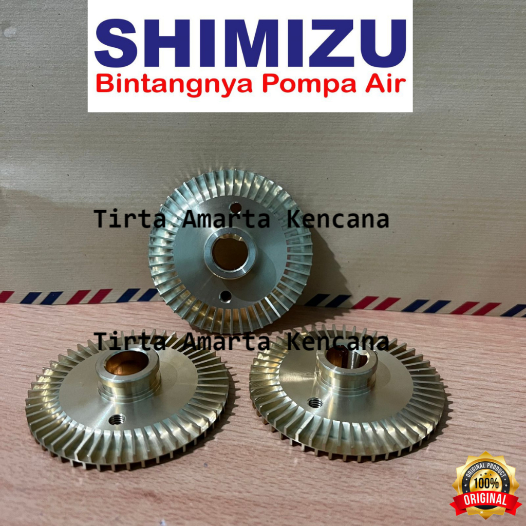 IMPELLER KUNINGAN POMPA AIR SHIMIZU PS 230 BIT