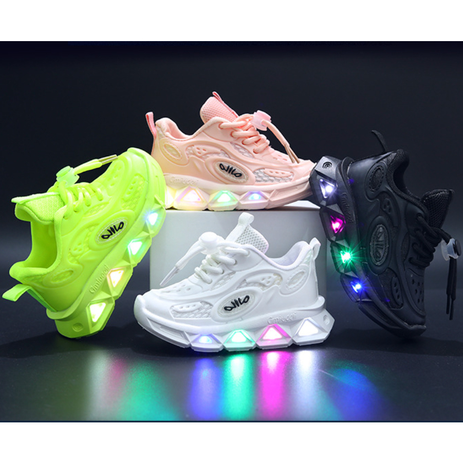 babyfit INFINTE sepatu sneakers lampu led anak cewek cowok import gs-0822r