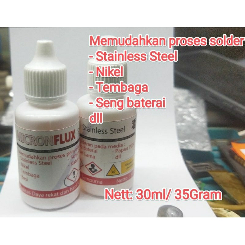 FLUX SOLDER STAINLESS STEEL 35 GRAM