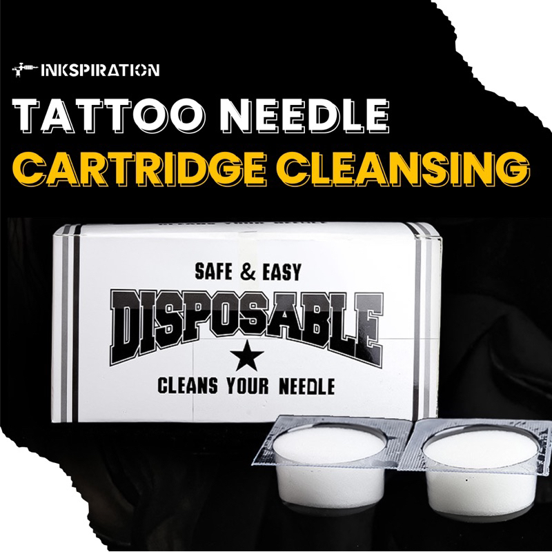 tattoo needle cleansing / pembersih jarum tattoo cartridge