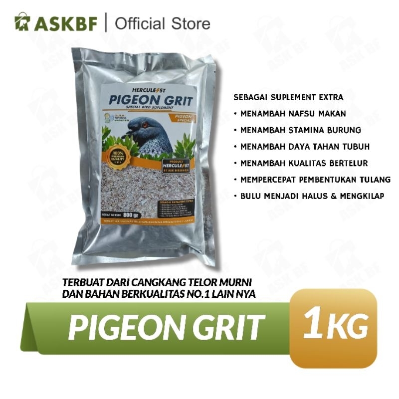 Grit Telor Murni Grit Asinan Merpati telur murni grit plus grit hercules