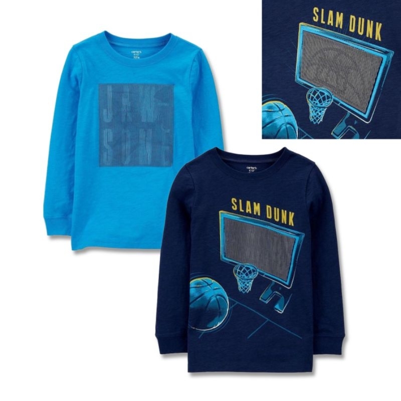 Kaos Anak Laki Laki Lengan Panjang Branded Carter 3 - 12 Tahun