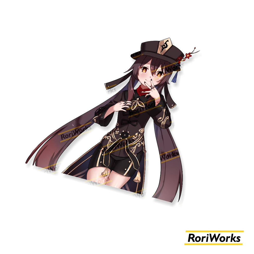 Stiker Kiss cut - Hu Tao | Genshin Impact