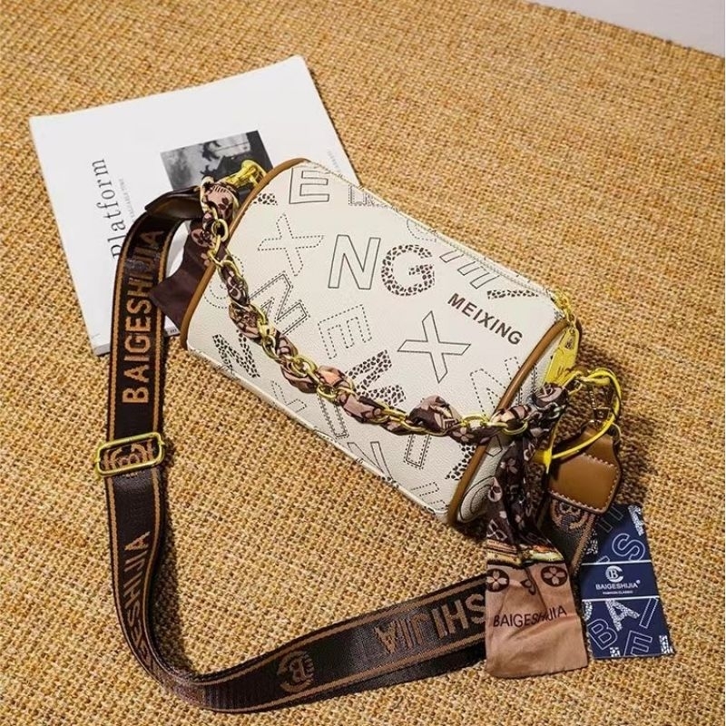 Z-ZC 6816 SANASINISUKA TAS SELEMPANG IMPORT WANITA CEWEK PEREMPUAN JAKARTA BATAM TABUNG