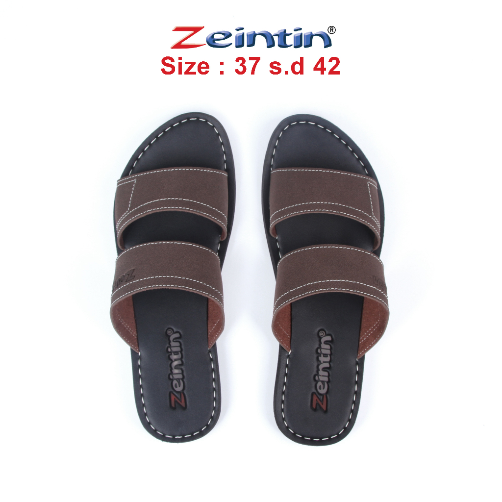 Zeintin - Sandal Wanita Bahan Kulit Sintetis Sandal Teplek Wanita Sintetsi Original Zeintin KK