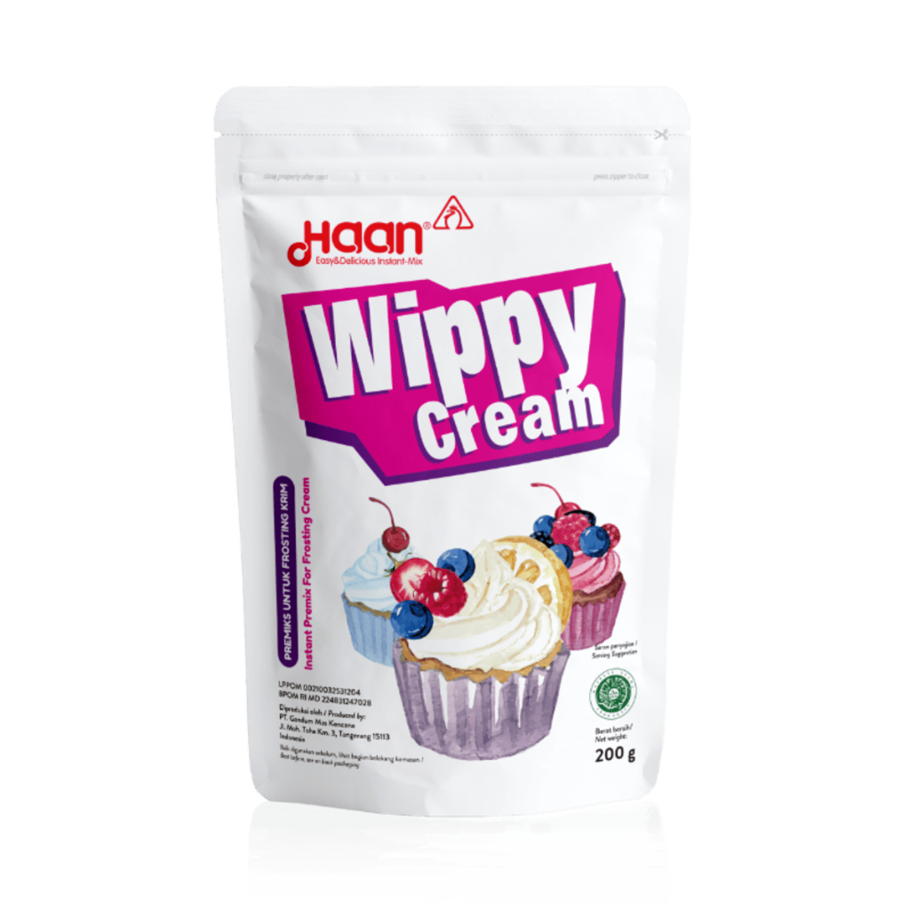 

Haan wippy cream 200 gr pouch
