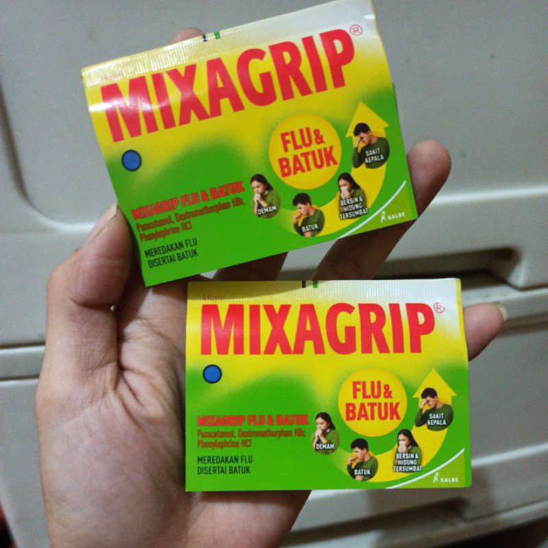 Mixagrip flu dan batuk strip isi 4 kaplet