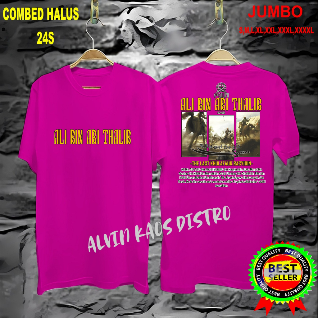 Terviral Kaos DTF db ali bin talib KAOS MURAH  Kaos Putih Hitam Kaos Terlaris No 1 Promo Diskon
