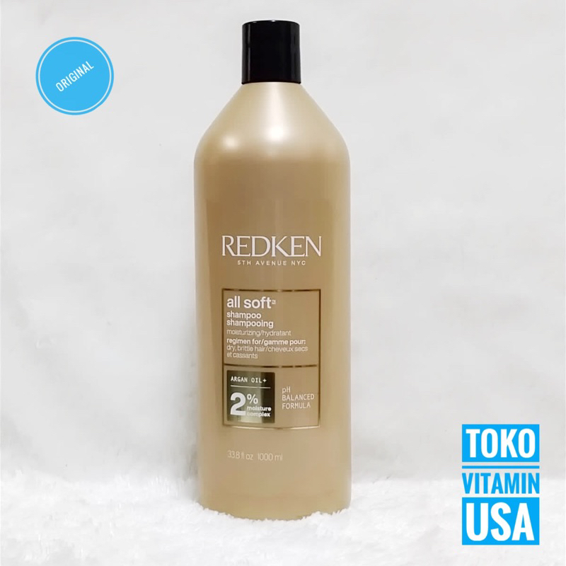 REDKEN All Soft Shampoo 1000 ml Redken Shampoo