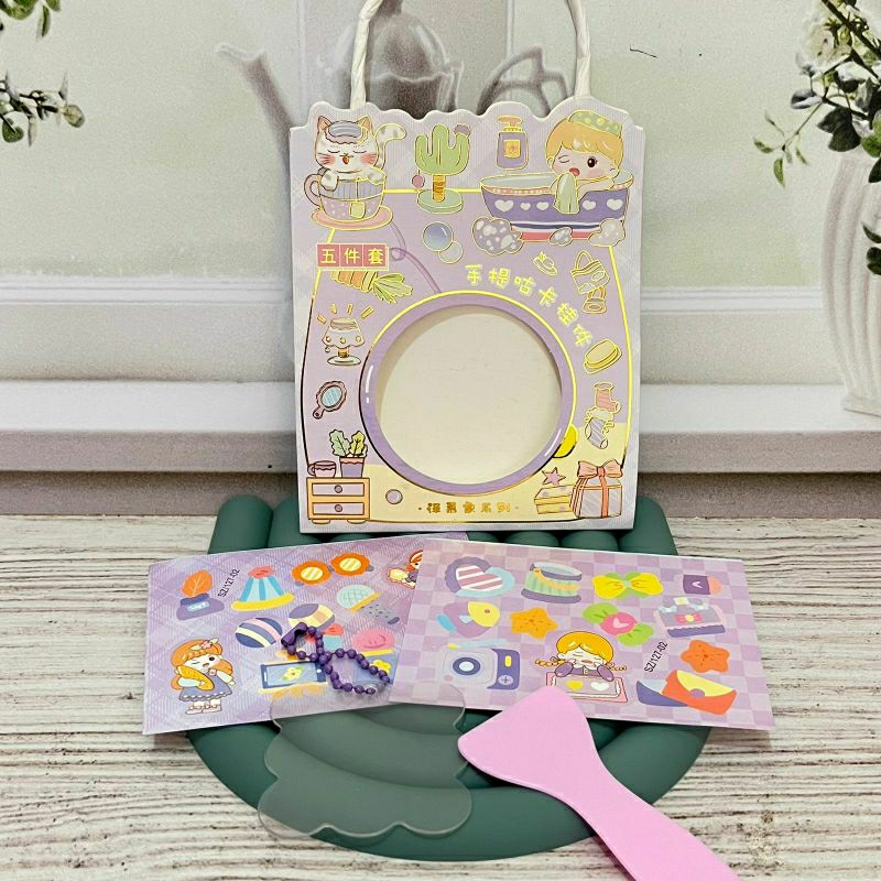 

Paket sticker mini paperbag kode SZ 127 sticker viral kekinian unik harga terjangkau souvenir ulang tahun
