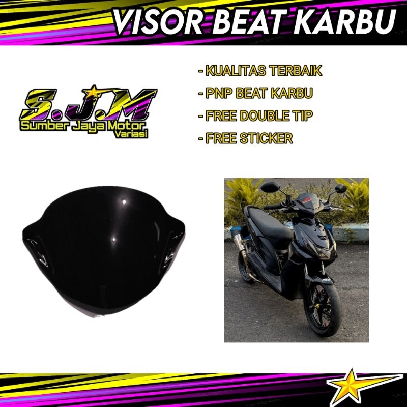 Visor Beat Karbu Variasi Beat Karbu Visor Mio Soul Gt