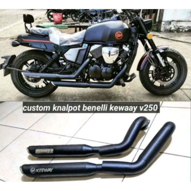 Knalpot Custom Benelli Keeway V250 Fi Fulldof