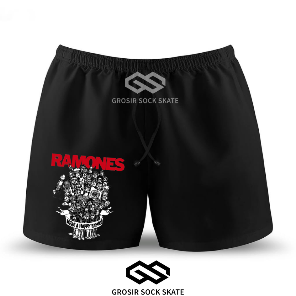 BOXER CELANA PENDEK MUSIC BAND RAMONES