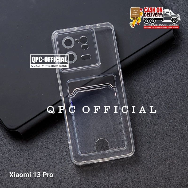 Xiaomi 13 Xiaomi 13 Pro Xiaomi 13 Lite Card Case Bening Slot Kartu Case Xiaomi 13 Xiaomi 13 Pro Xiao