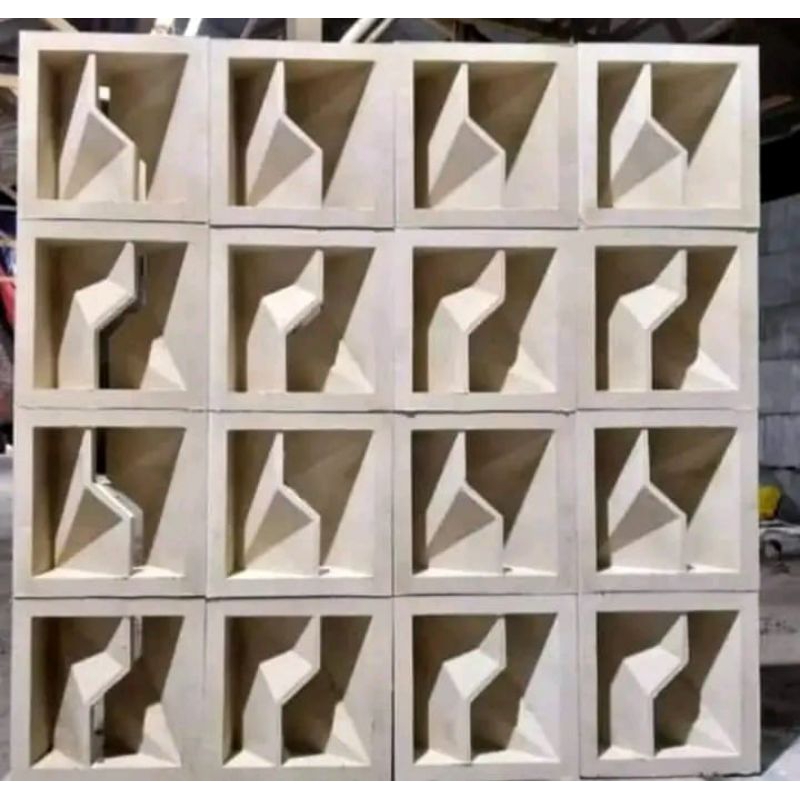 pagar rumah minimalis modern, Roster beton minimalis putih murah