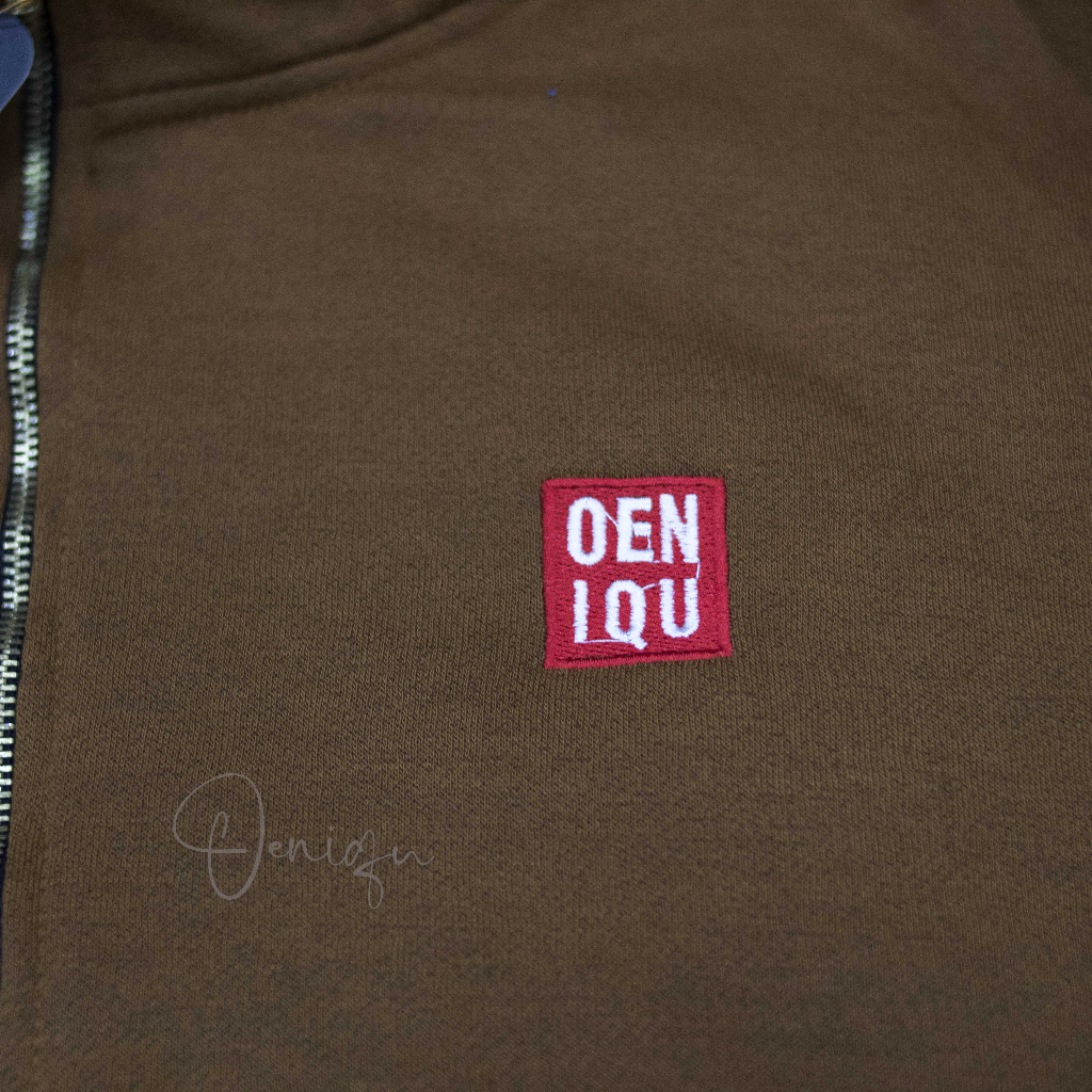 CREWNECK WANGKI PRIA WARNA - CARAMEL