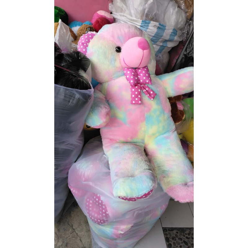 Boneka Jumbo Beruang Teddy Bear Jojon Abu Label SNI