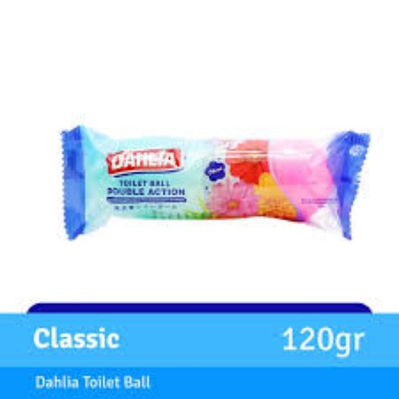 Dahlia toilet ball double action kamper isi 3 kapur barus