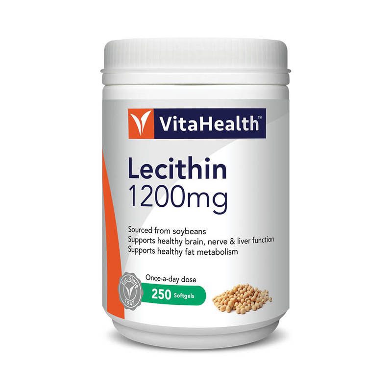 VitaHealth Lecithin 1200mg 250 Softgels