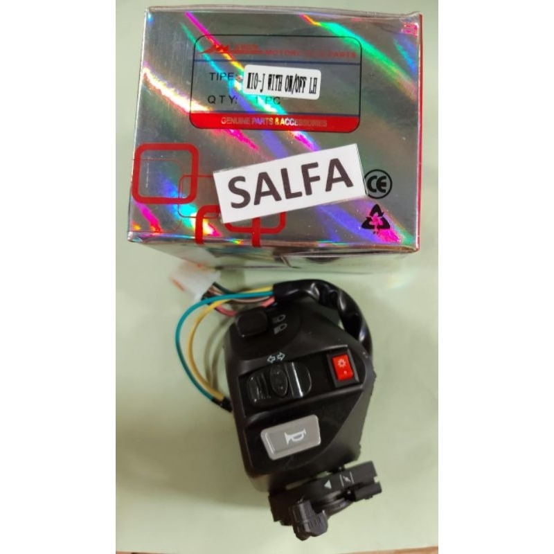 Holder Saklar Lampu Kiri LH Mio J Ada On/off Kawa
