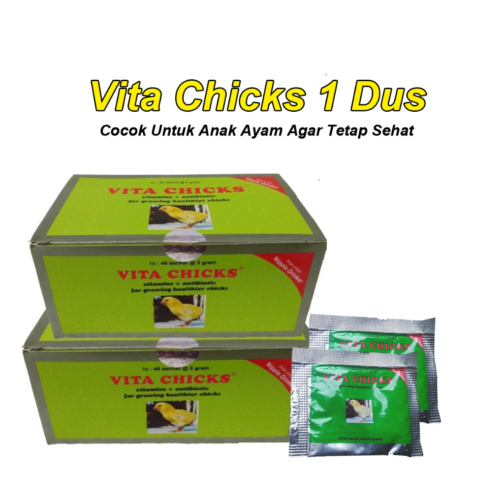 Vita Chick 1 box  Vitamin Ayam / Vitamin Ternak Ayam