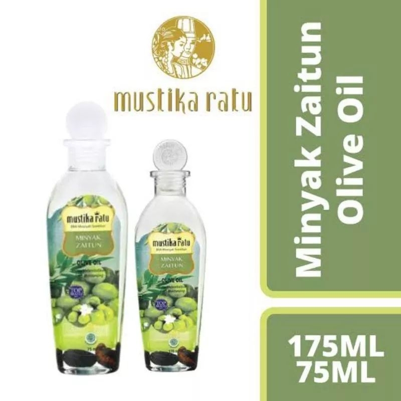 Original Mustika Ratu Minyak Zaitun Olive Oil Untuk wajah/pijat 175mml