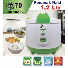 Rice Cooker TD/Yamakawa /Omicko / TD National Quality 1,2Liter Rice Cooker 3 in 1 Low watt Teflon Anti Lengket Magic Com Murah