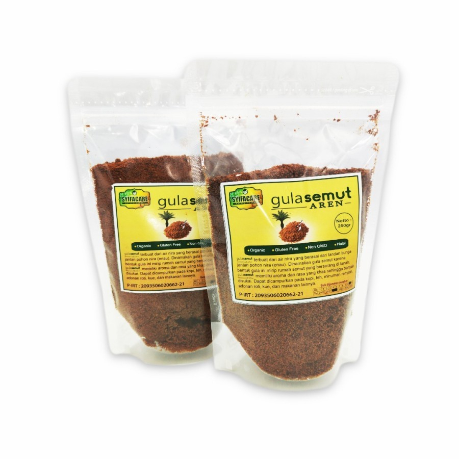 

Gula Aren Semut SyifaCare Organic 250gr Pemanis Alami Halal