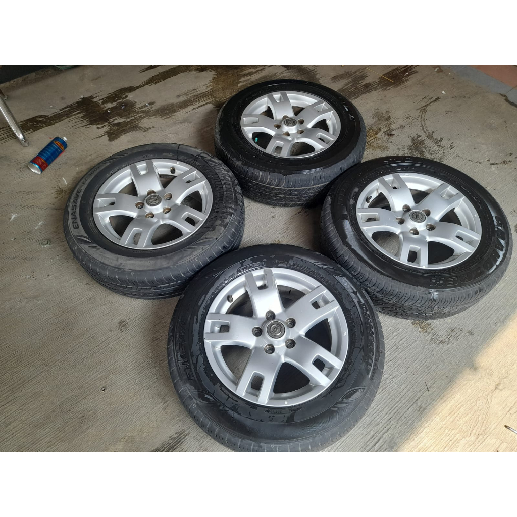 VELG MOBIL SECOND STD X TRAIL RING 16X6,5 ET 45 PCD 5X114 + BAN DUNLOP