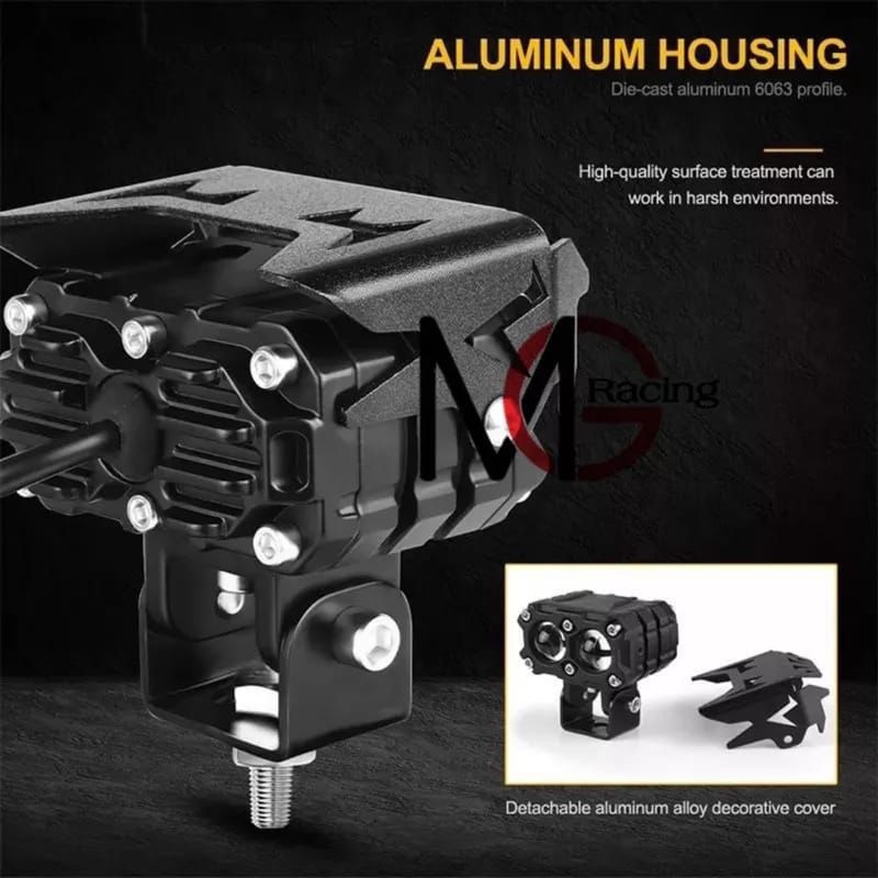 ￼LAMPU TEMBAK LASER LED D3 SQL 2  MATA PUTIH KUNING 2 WARNA