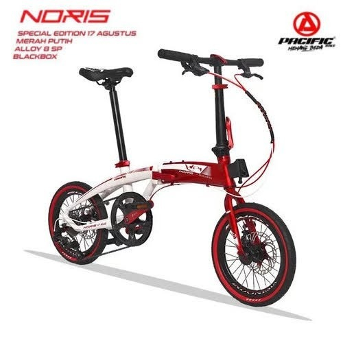 Sepeda Lipat Pasific Noris Indonesia 16 20 Inch Alloy 8 Speed