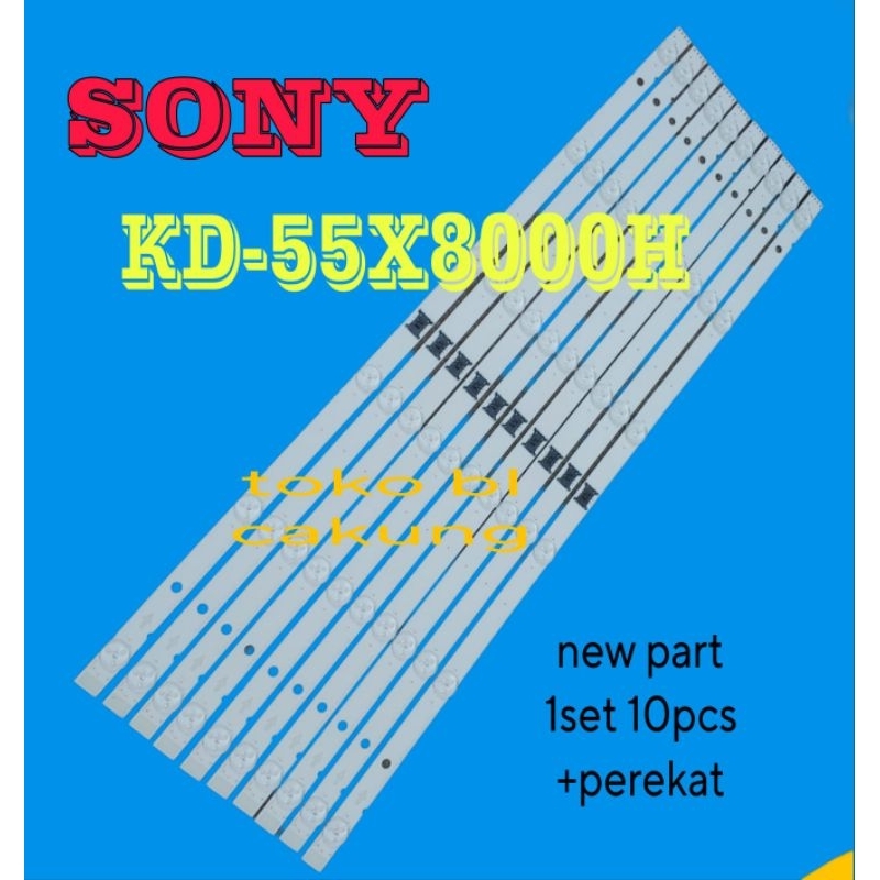LED BL BACKLIGHT TV SONY KD-55X8000H 55X8000H 6LED 6K