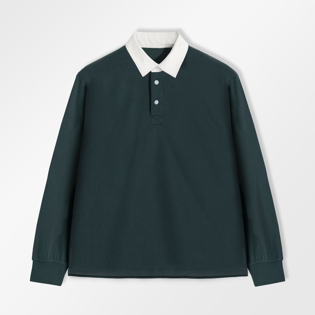 Orca Rugby Polo Shirt Green