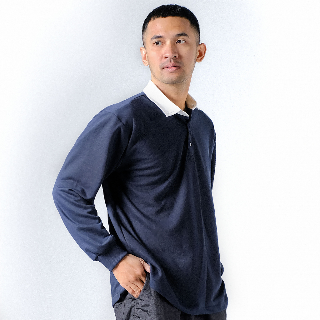 Orca Rugby Polo Shirt Navy