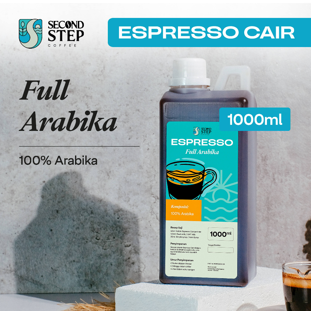 

Espresso Cair Kopi 1L Full Arabika Konsentrat Murni Asli Minuman Coffe