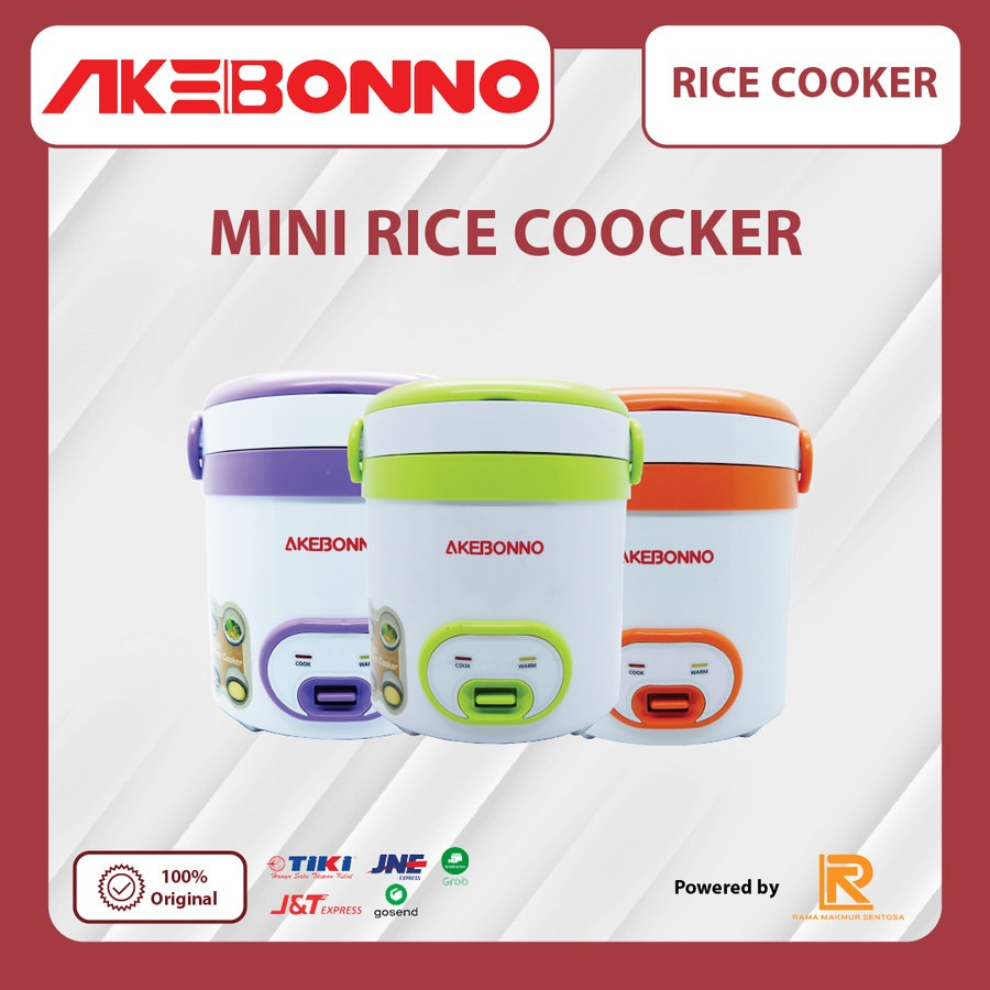 Magic Com Mini - Rice Cooker Green Orange and Purple MC - 1688 - WARNA