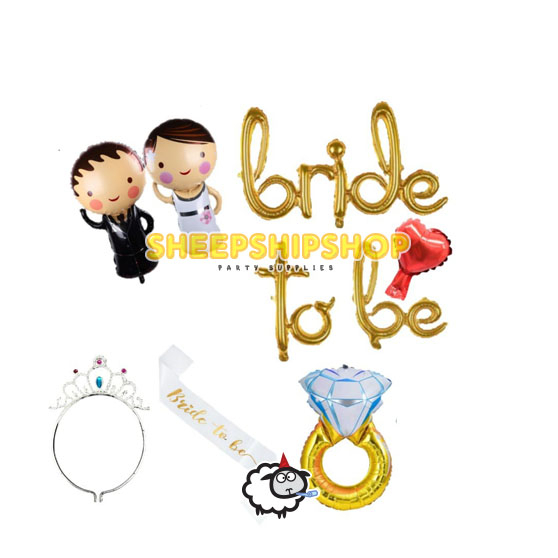 Termurah PAKET BRIDE TO BE & BRIDAL SHOWER Dekorasi Pesta Tunangan, Pernikahan