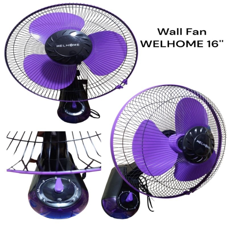 Kipas Angin Dinding Wall Fan Welhome