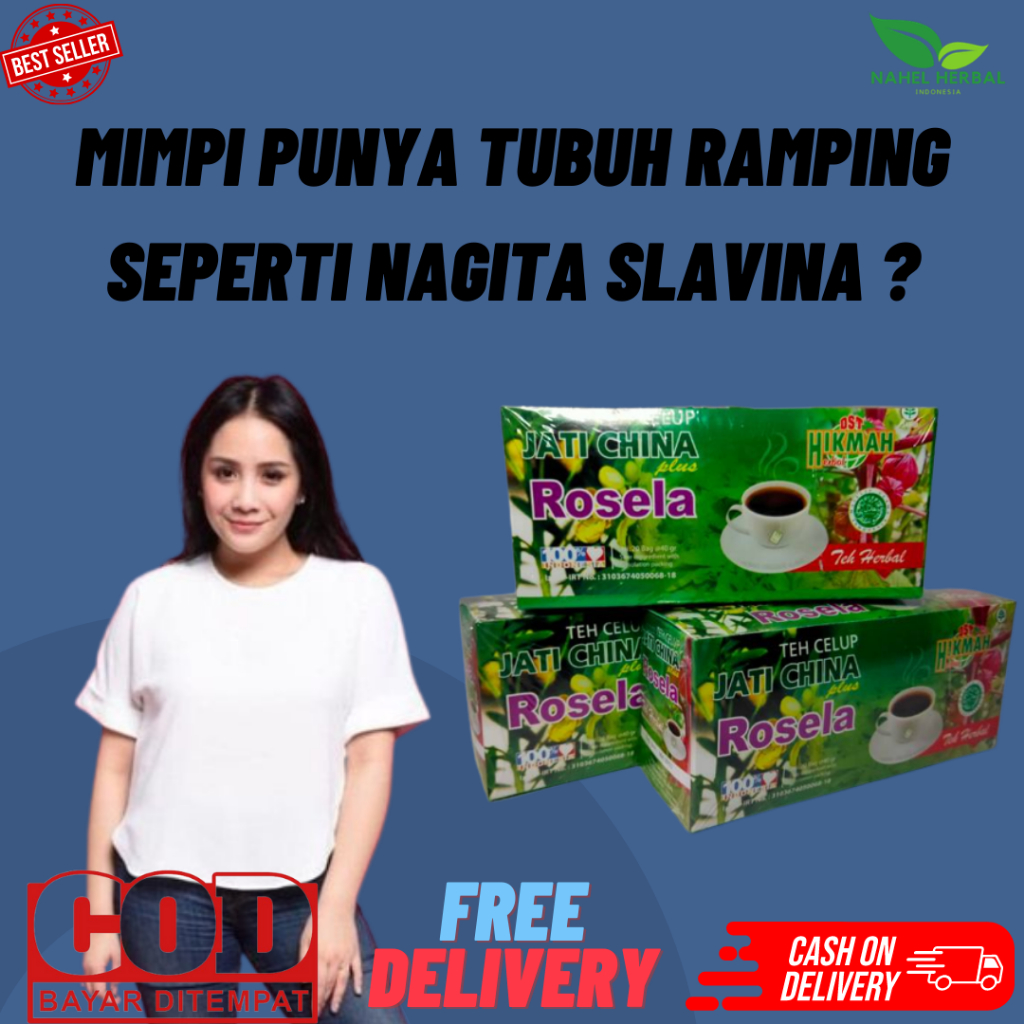 Nagita Slavina Ungkap Rahasia Tubuh Langsing: Gunakan Teh Celup Daun Jati Cina Plus Bunga Rosella Pe